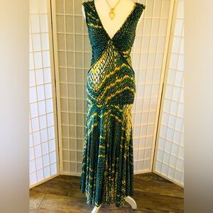 CARIBBEAN QUEEN gorgeous maxi dress in excellent condition. Sz S